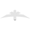 Ekena Millwork Davenport Architectural Grade PVC Gable Bracket, 48"W x 14"H x 4"D x 4"F, 7/12 Pitch GBP048X14X0404DAV00 - alternate 4